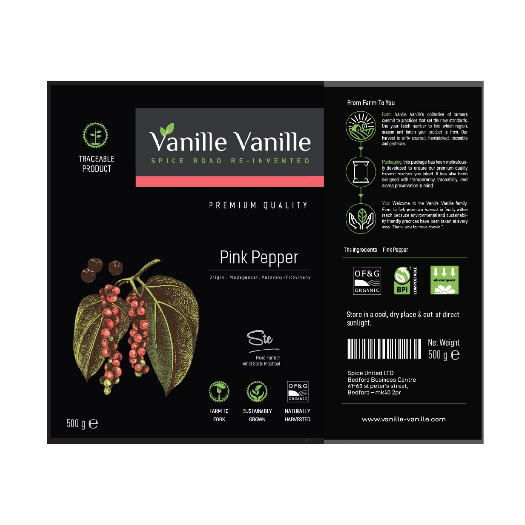 Product Label: Pink Pepper