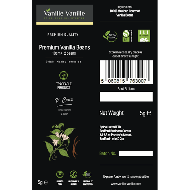 Premium Vanilla Pods from Mexico
