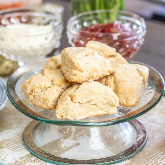 Vanilla Scones With Vanilla Bean Glaze - A Heavenly Twist on An English Classic