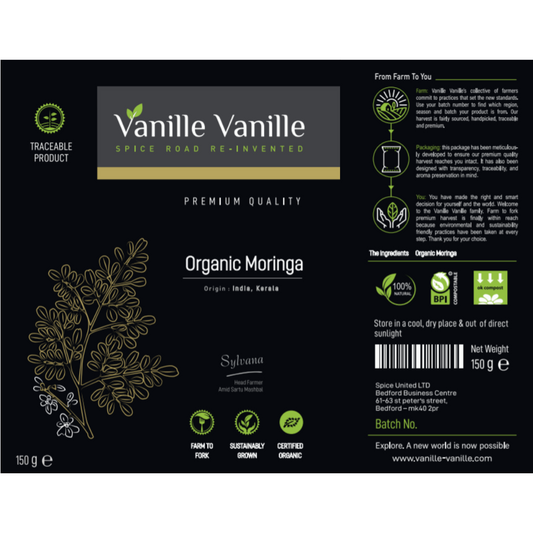 Moringa - Organic from India - Vanille Vanille